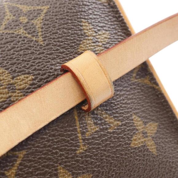LOUIS VUITTON Brown Monogram Leather Pochette Fanny Pack - Picture 9 of 11